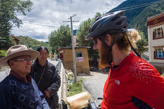Conversation in the village