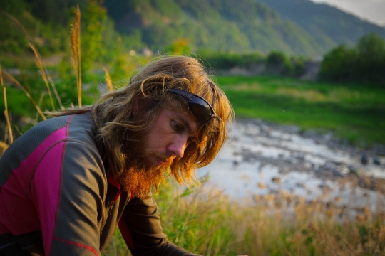 Beautiful campspot and making oatmeal pancakes