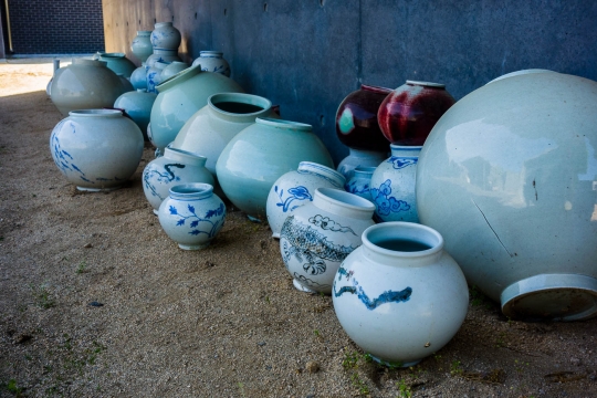 Pottery at bangsan ceramic museum