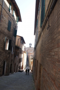 Small streets in Siena