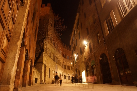 Siena by night