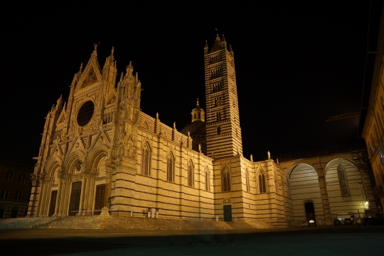 Siena by night