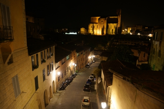 Siena by night