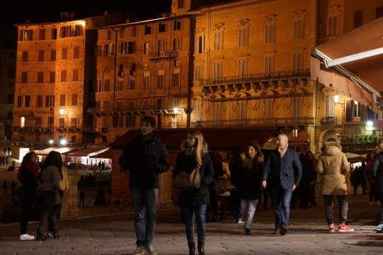 Siena by night