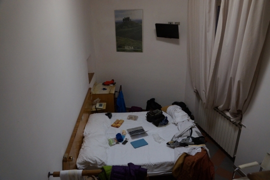 Our hotelroom in Siena