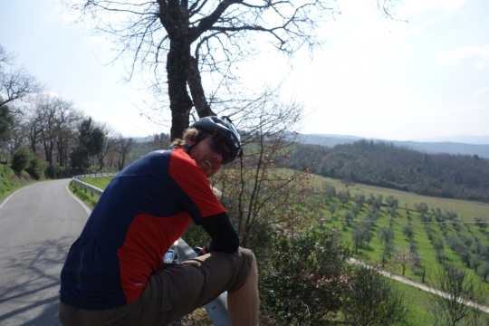 Martin enjoying the view