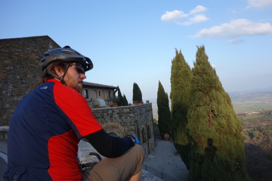 On the way to Montalcino