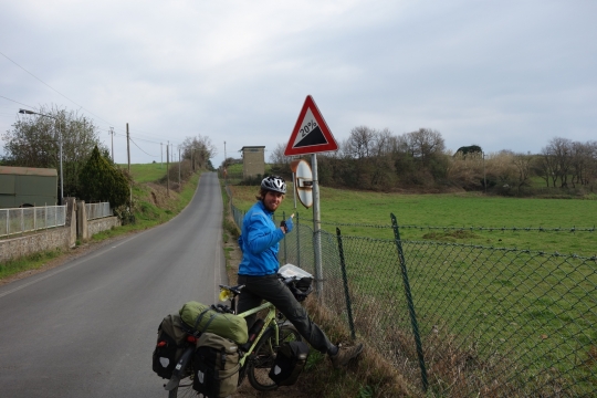 Nice steep ascent...