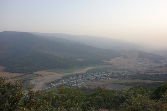 View from hilltop