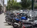 Many motorbikes