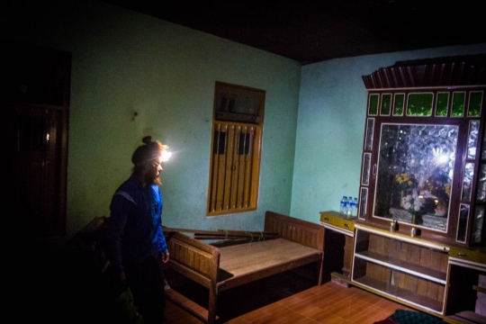 Sleeping at a buddhist temple