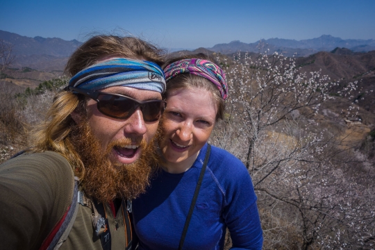 Enjoying the hike!