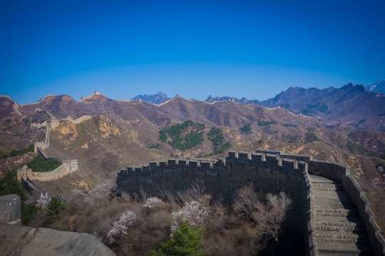 Snaking wall at Jinshanling