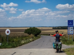 Remote border of Austria and Czech replublic