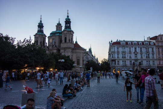 Sunset in Prague