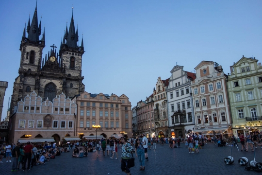 Sunset in Prague