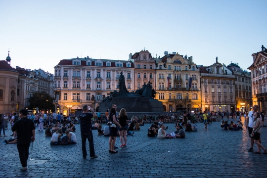 Sunset in Prague