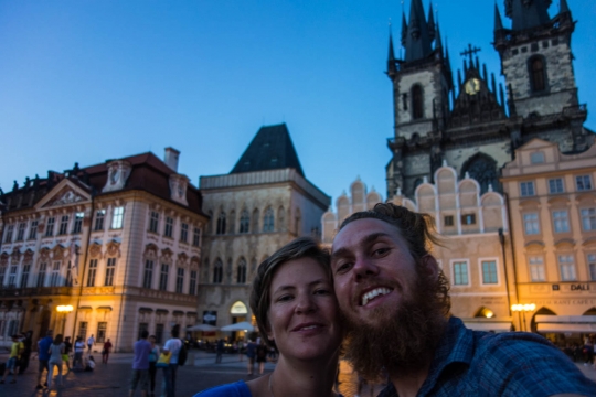 Sunset in Prague