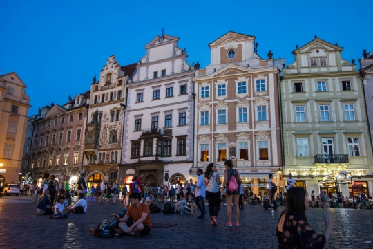 Sunset in Prague