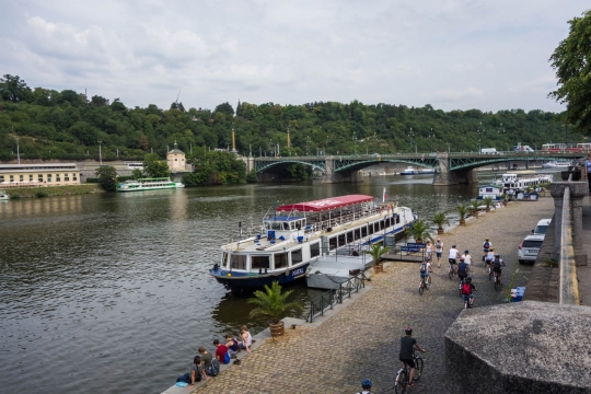 Vltava river Prague
