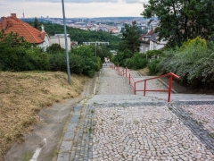 Steps out of the city