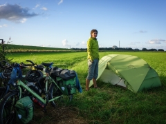 Camping spot next day