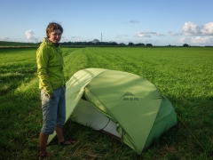 Camping spot next day