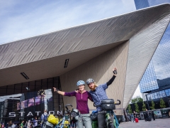 Back at Rotterdam Central Station!!