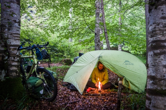 Wildcamping on the Transfagarasan