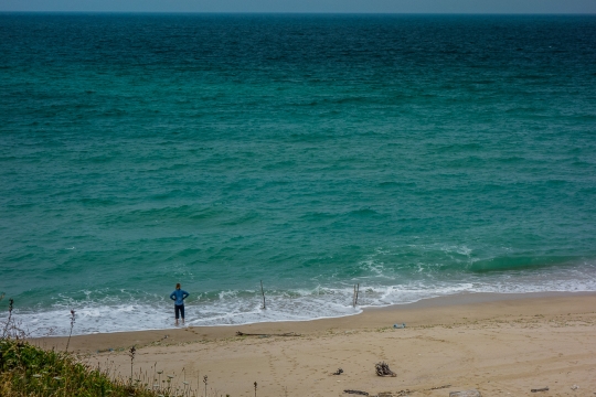 Martin having a feel on the black sea