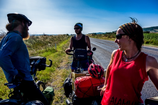 More cyclist going East