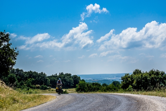 Great roads and blue skies