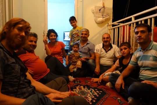Tea at Ramazan's uncle