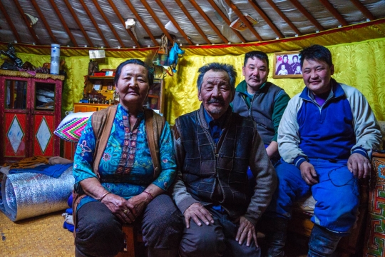 A lovely herders family