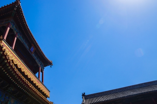 Roof at Yonghe Lama temple