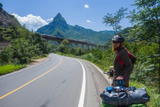 Martin and the road