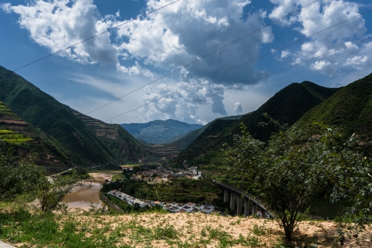 The view of the river