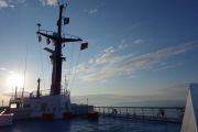On the ferry to Durres
