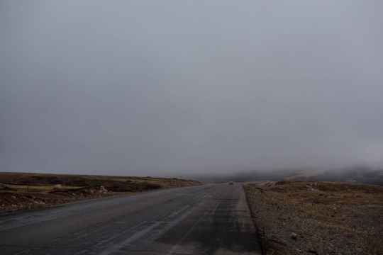 Into the fog...