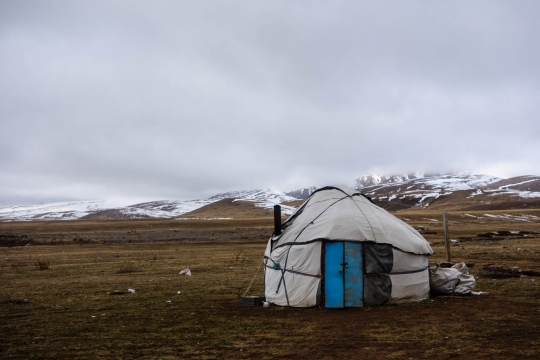 A yurt!