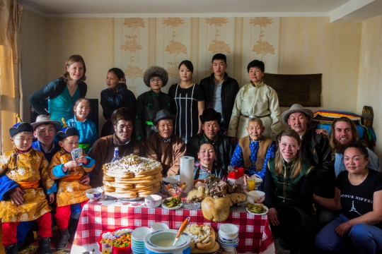 Section of the family with12 brothers and sisters