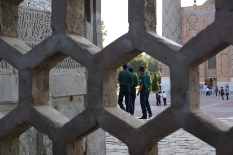 Guards at The Registan