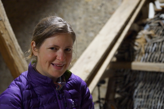 Staying in medieval shed in Wahlheimer Hof