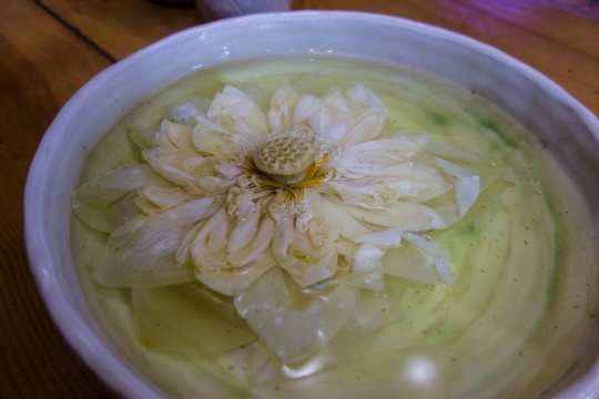 Lotus flower tea