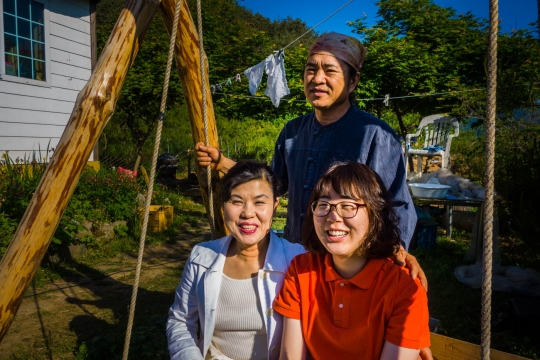 Ajeossi, Ajumma and Korean WWOOFer