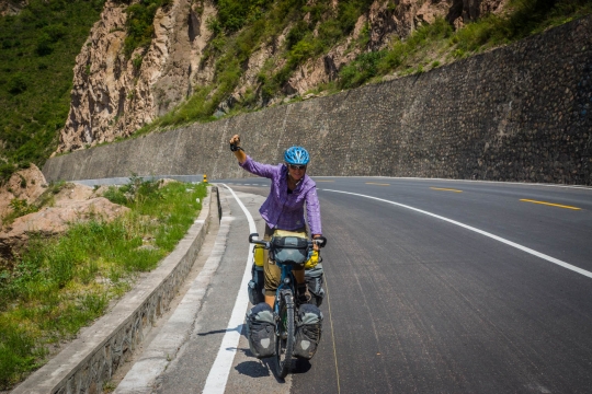 Enjoying the road
