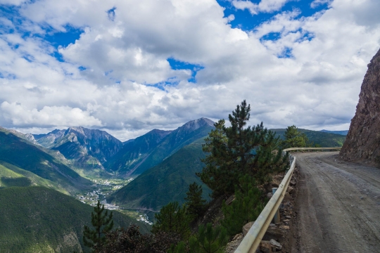 Views of mountains