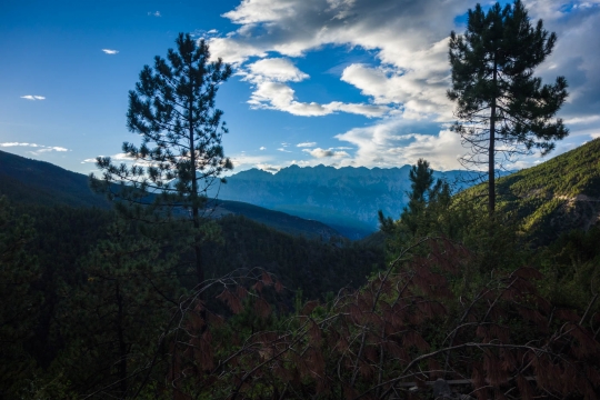 Our evening view from campspot