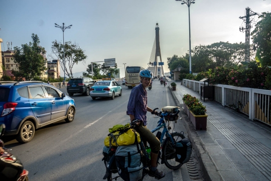 At the Mekong river