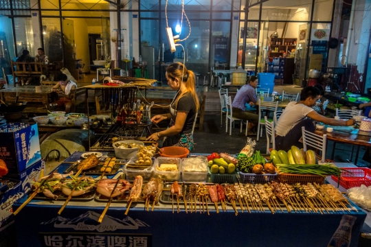 Night food in Mengla